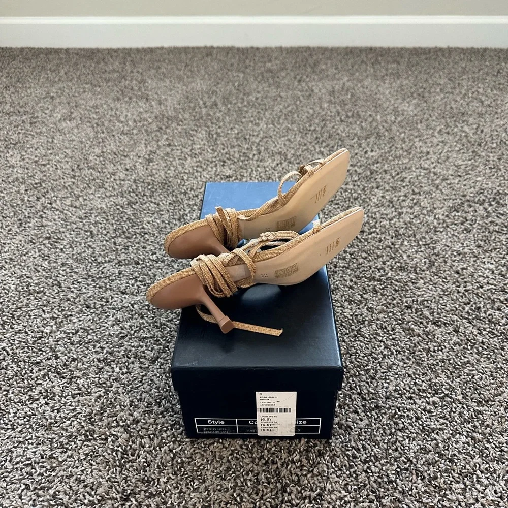LPA Penny Heel in Natural, size 6.5 - Picture 7 of 7